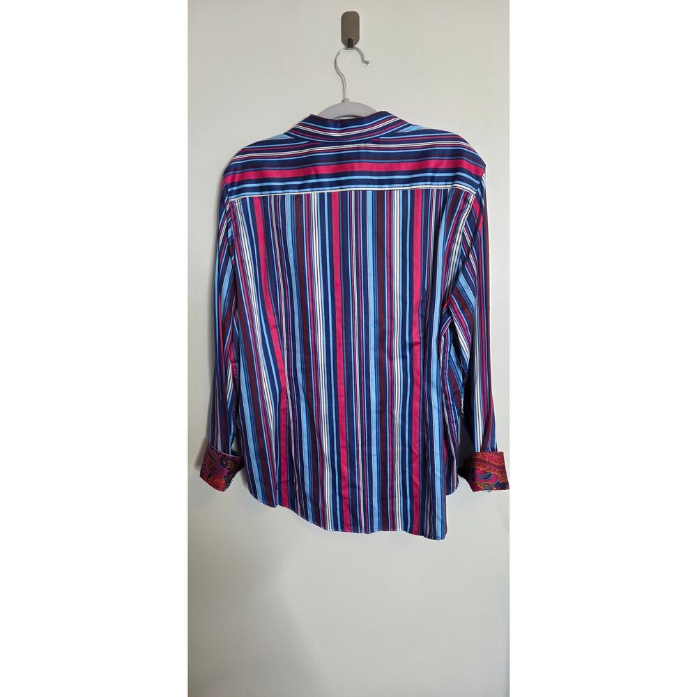 Ruby Rd Button Up Striped Shirt - Picture 7 of 8
